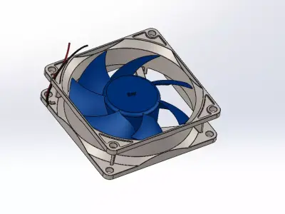 Fan for PC or Battery 3D model