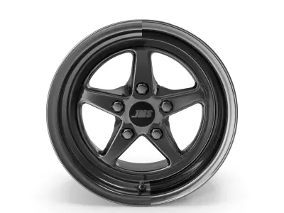 JMS Avenger Series Race Wheel 17 X 10 Aluminum Polished Rear  3D model