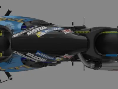 GSX-R 1000 Special Edition Rizla Suzuki Livery 3D model
