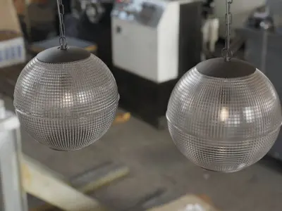 Pamono Lampposts Holophane Low-poly 3D model