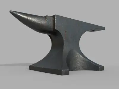 Anvil  Low-poly 3D model