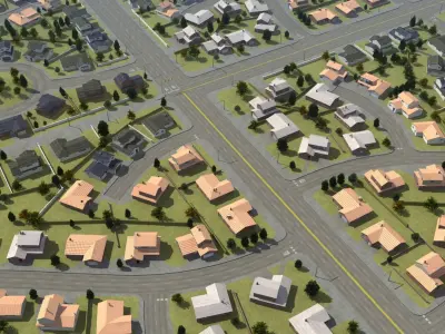 Residential Development 3D model