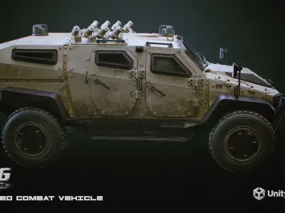 SBG Armored Combat Vehicle - Fortress On Wheels Edition Low-poly 3D model