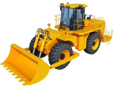 Wheel Loader 3D model buy