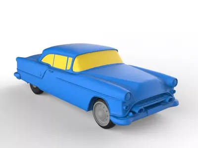 Oldsmobile 88 1954 Classic Car 3D print model