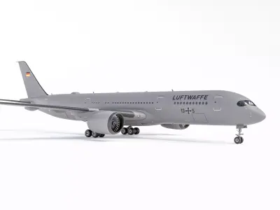 Airbus A350-900 Luftwaffe 3D model