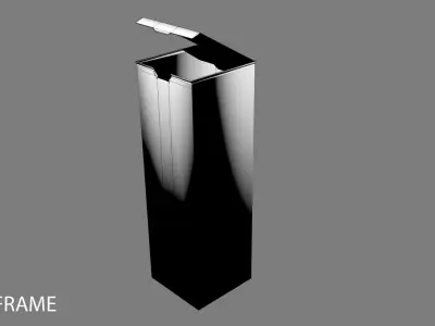 Cardboard Box - Tile 3D model