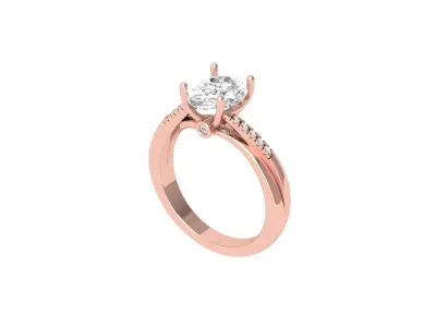 Wedding Ring  3D print model 224