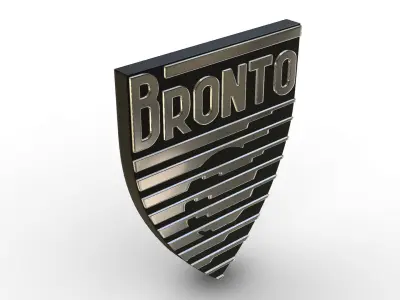 bronto logo 3D model