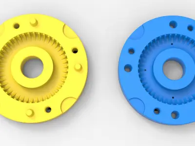 Mold for military tire 1 Scale 1 to 10 and 1 to 14 and 1 to 25 3D print model purchase
