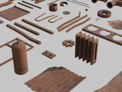 Metal Scrap 3D model