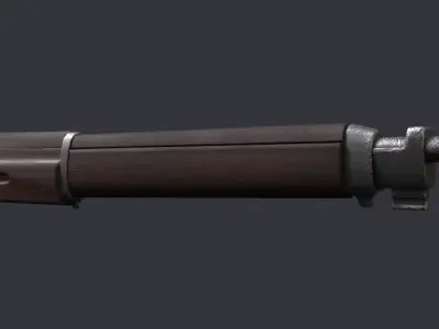 M1917 Enfield Low-poly 3D model
