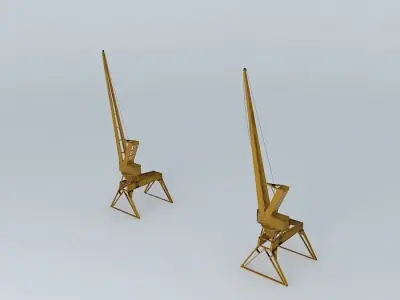 Picasso cranes Free 3D model