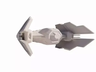 Spaceship-spacecraft-3 3D model