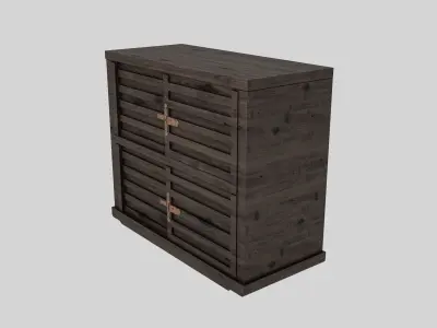 Antique dresser 3D model