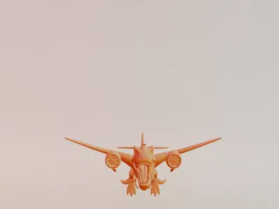 Nuclearo Dinossauro Italian brainrot Printable 3D print model