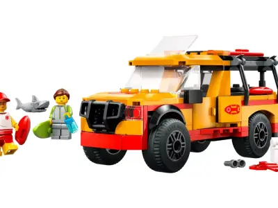 TwindBricks3D - 60453 Lifeguard Beach Rescue Truck  3D print model