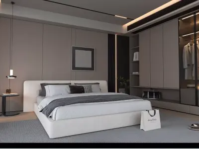 Bedroom Interior 07 3D model