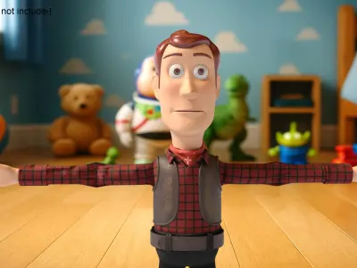  Western Figure Toy Standing Pose 