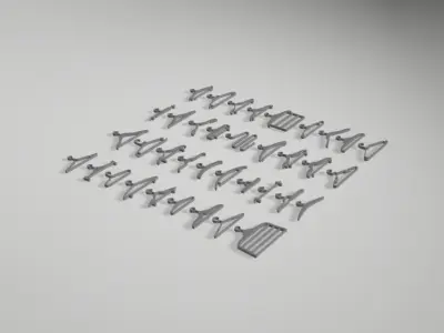 3D Hangers Collection 3D print model