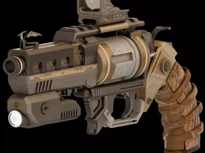 colt future Low-poly 3D model