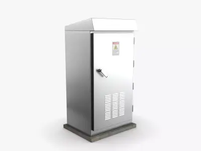 Electrical Box 03 Low-poly 3D model