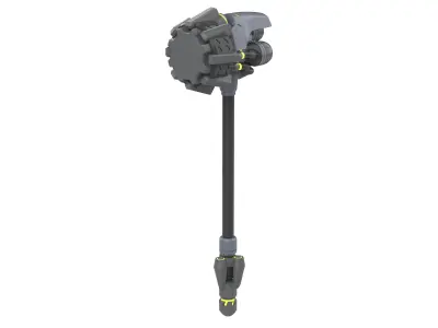 Reinhardt Rocket Hammer - Overwatch - STL - STEP - Commercial 3D print model