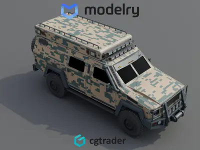 Ambulance 3D model purchase