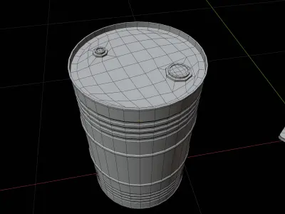 Stylized lowPoly Industrial Debris Pack Game-Ready 3D Assets PBR Low-poly 3D model