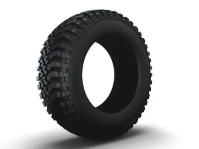SUV Tire 3D model