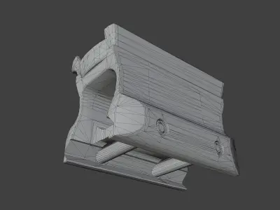 DD T1 Micro Mount Stand Low-poly 3D model