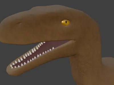 JP Velociraptor By BluRaptorMsv Free low-poly 3D model