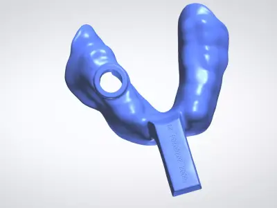 PORTE EMPREINTE INDIVIDUEL 3D model