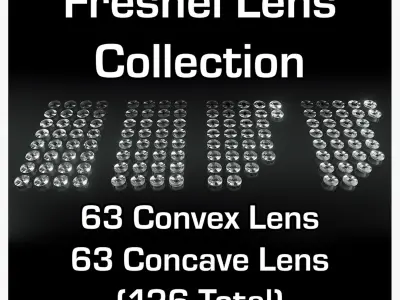 Ultimate Fresnel Lens Collection 3D model