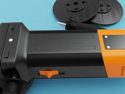 Angle Grinder 3D Model 3D model purchase