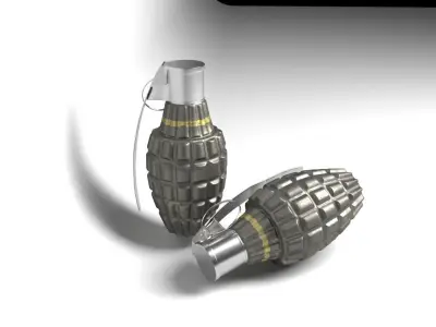 Grenade 3D model 2