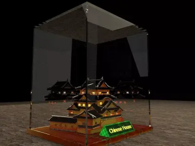 Chinese ancient house  3D model order