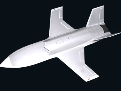 KUS-LW UCAV 3D model