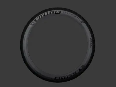 Miche Tire - Pilot Sport 4 Low-poly 3D model