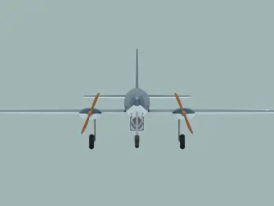Interstate TDR-1 Low-poly 3D model