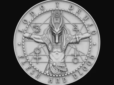 Anubis Pendant 3D print model