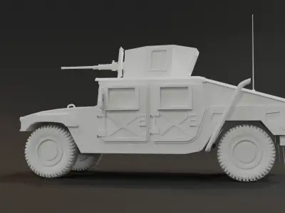 Humvee US 3D model