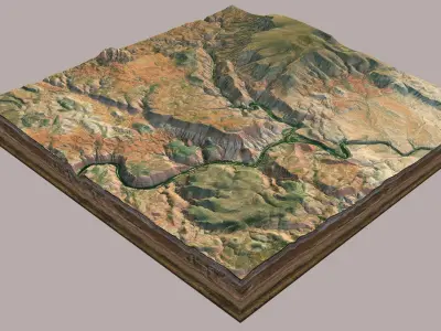 Small Canyon 3D model