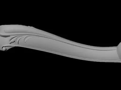 leg High quality 3d models for processing on a cnc machine  3D model 41