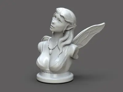 Fairy Bust 3D print model