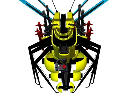 Super Warrior Bee Robot  3D model