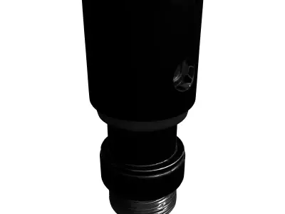 Precision Industrial Bearing Connector Part Low-poly 3D model