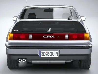 Honda Civic CRX II 1988 3D model