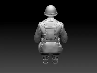 us driver ww2 3D print model