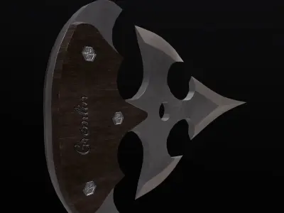 Push dagger Gremlin Low-poly 3D model